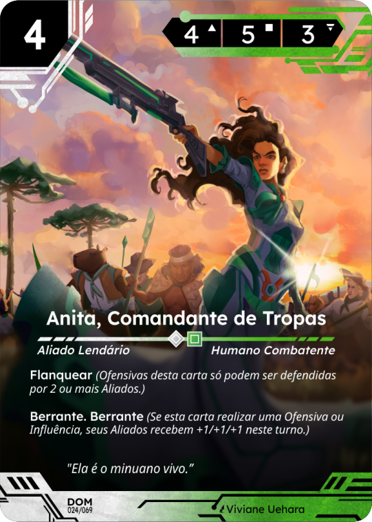 Anita, Comandante de Tropas