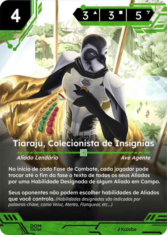 Tiaraju, Colecionista de Insígnias